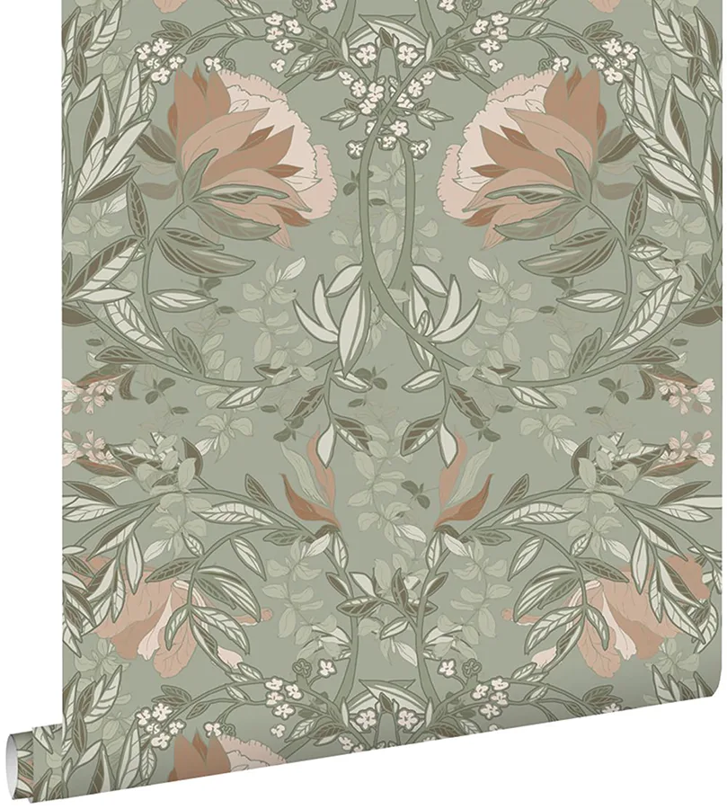 ESTA Home Ester - Sage Wallpaper | Buy Online ESTA Home Ester wallpaper, color Sage, SKU DD139419