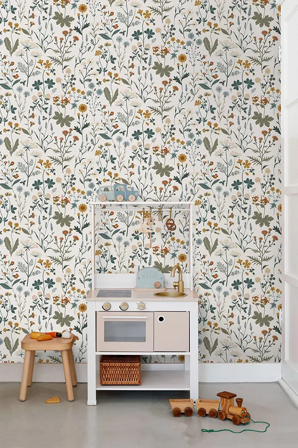ESTA Home Fiore - Blue Wallpaper | Buy Online ESTA Home Fiore wallpaper, color Blue, SKU DD139391