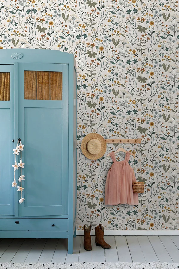 ESTA Home Fiore - Blue Wallpaper | Buy Online ESTA Home Fiore wallpaper, color Blue, SKU DD139391