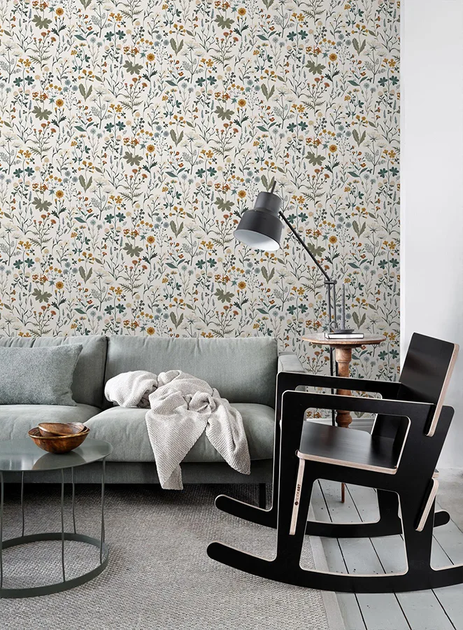 ESTA Home Fiore - Blue Wallpaper | Buy Online ESTA Home Fiore wallpaper, color Blue, SKU DD139391