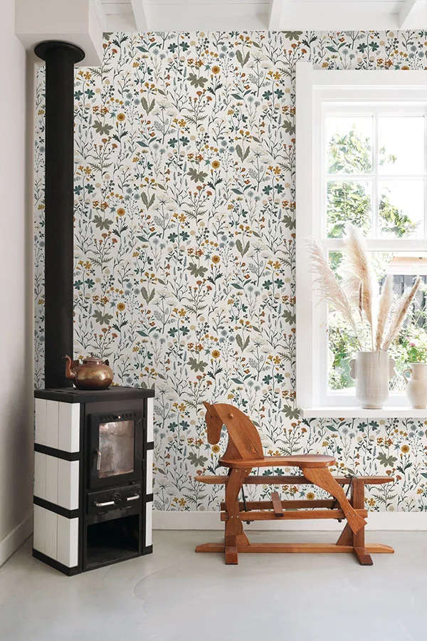 ESTA Home Fiore - Blue Wallpaper | Buy Online ESTA Home Fiore wallpaper, color Blue, SKU DD139391