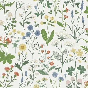 ESTA Home Fiore wallpaper, color Green, SKU DD139390