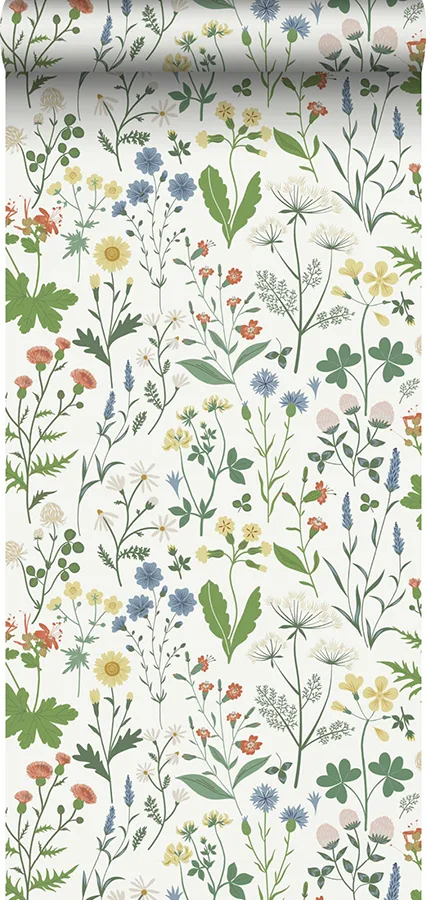 ESTA Home Fiore - Green Wallpaper | Buy Online ESTA Home Fiore wallpaper, color Green, SKU DD139390