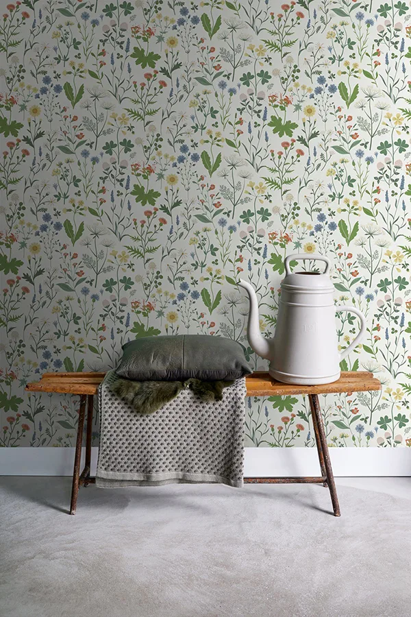 ESTA Home Fiore - Green Wallpaper | Buy Online ESTA Home Fiore wallpaper, color Green, SKU DD139390