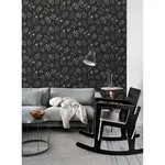 ESTA Home Cynara - Charcoal Wallpaper | Buy Online ESTA Home Cynara wallpaper, color Charcoal, SKU DD139083
