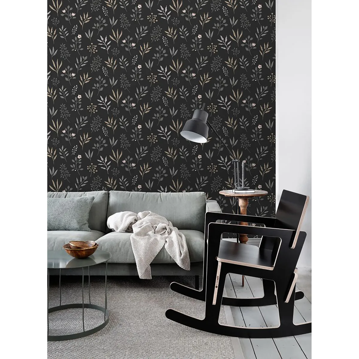 ESTA Home Cynara - Charcoal Wallpaper | Buy Online ESTA Home Cynara wallpaper, color Charcoal, SKU DD139083