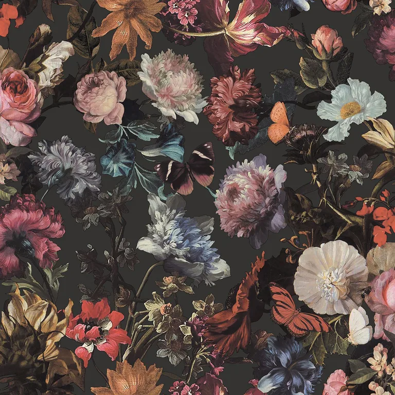 ESTA Home Zarinda wallpaper, color Dark Grey, SKU DD139172