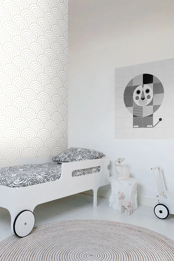 ESTA Home Lalique - White Wallpaper | Buy Online ESTA Home Lalique wallpaper, color White, SKU DD139215