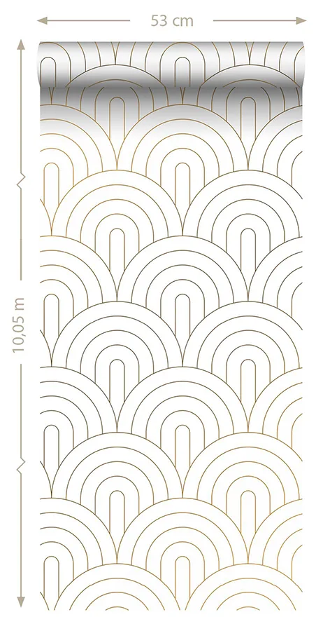 ESTA Home Lalique - White Wallpaper | Buy Online ESTA Home Lalique wallpaper, color White, SKU DD139215