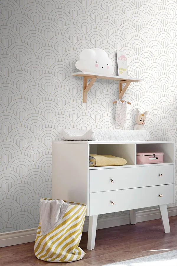 ESTA Home Lalique - White Wallpaper | Buy Online ESTA Home Lalique wallpaper, color White, SKU DD139215
