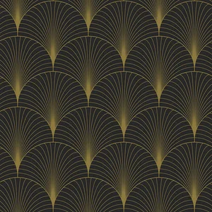 ESTA Home Lempicka wallpaper, color Black, SKU DD139457