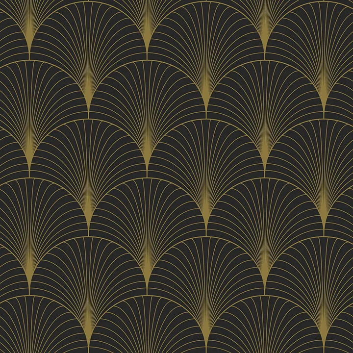 ESTA Home Lempicka wallpaper, color Black, SKU DD139457