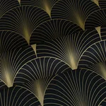 ESTA Home Lempicka wallpaper, color Black, SKU DD139457