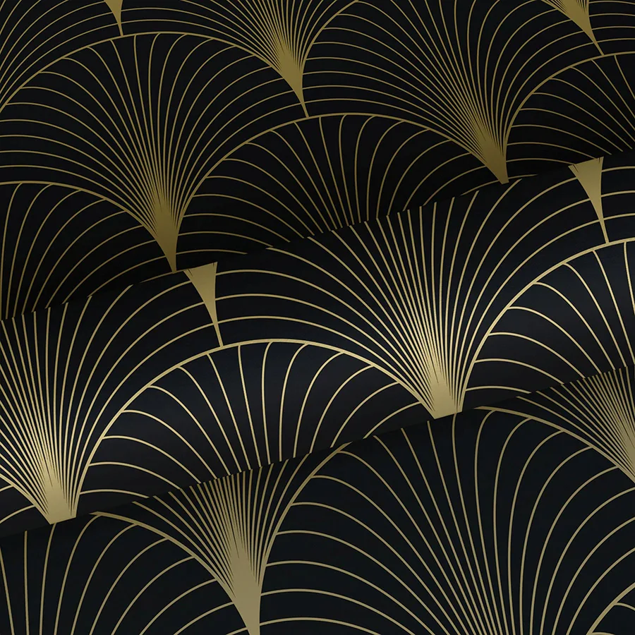 ESTA Home Lempicka wallpaper, color Black, SKU DD139457