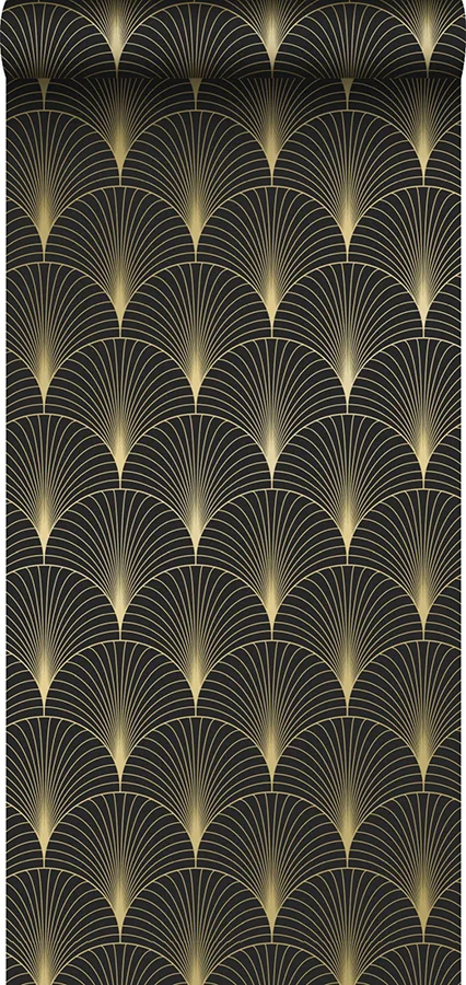 ESTA Home Lempicka wallpaper, color Black, SKU DD139457