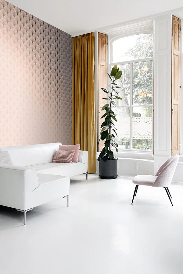 ESTA Home Lempicka - Pink Wallpaper | Buy Online ESTA Home Lempicka wallpaper, color Pink, SKU DD139229