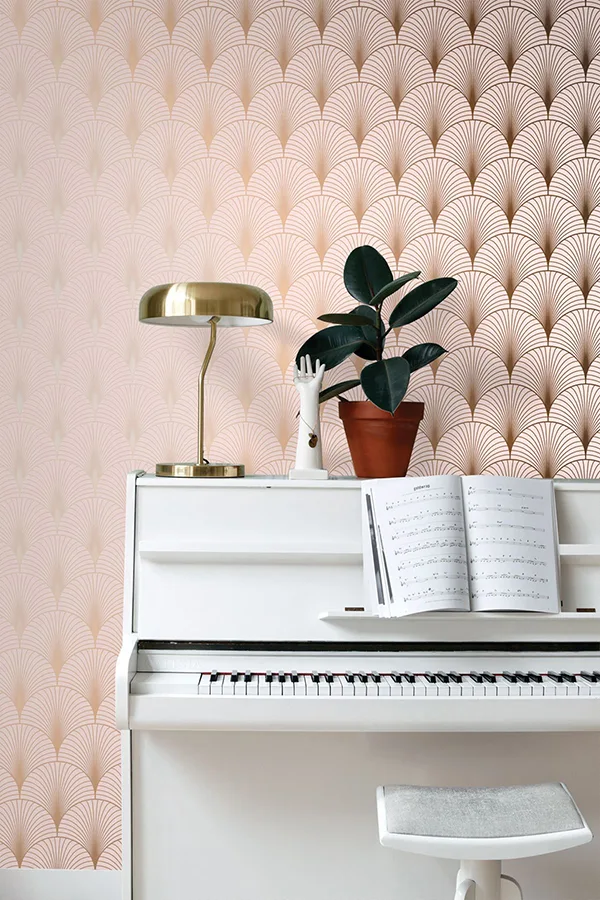 ESTA Home Lempicka - Pink Wallpaper | Buy Online ESTA Home Lempicka wallpaper, color Pink, SKU DD139229