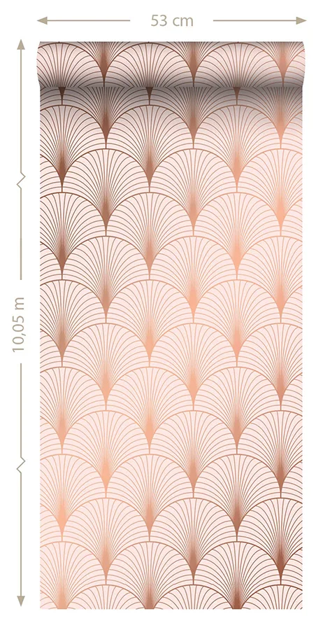 ESTA Home Lempicka - Pink Wallpaper | Buy Online ESTA Home Lempicka wallpaper, color Pink, SKU DD139229