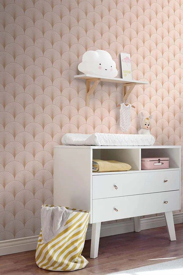 ESTA Home Lempicka - Pink Wallpaper | Buy Online ESTA Home Lempicka wallpaper, color Pink, SKU DD139229
