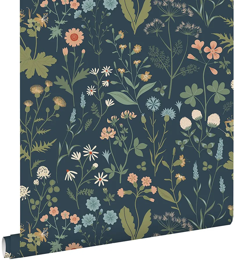 ESTA Home Letitia - Indigo Wallpaper | Buy Online ESTA Home Letitia wallpaper, color Indigo, SKU DD139698