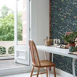 ESTA Home Letitia - Indigo Wallpaper | Buy Online ESTA Home Letitia wallpaper, color Indigo, SKU DD139698