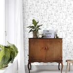 ESTA Home Sharona wallpaper, color White, SKU DD139145