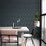 ESTA Home Trilliant - Dark Blue Wallpaper | Buy Online ESTA Home Trilliant wallpaper, color Dark Blue, SKU DD139225