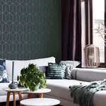 ESTA Home Trilliant - Dark Blue Wallpaper | Buy Online ESTA Home Trilliant wallpaper, color Dark Blue, SKU DD139225