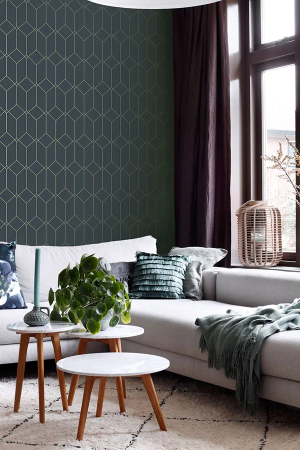 ESTA Home Trilliant - Dark Blue Wallpaper | Buy Online ESTA Home Trilliant wallpaper, color Dark Blue, SKU DD139225