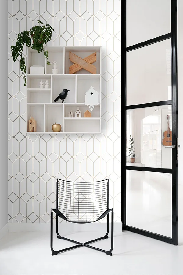 ESTA Home Trilliant - White Wallpaper | Buy Online ESTA Home Trilliant wallpaper, color White, SKU DD139223