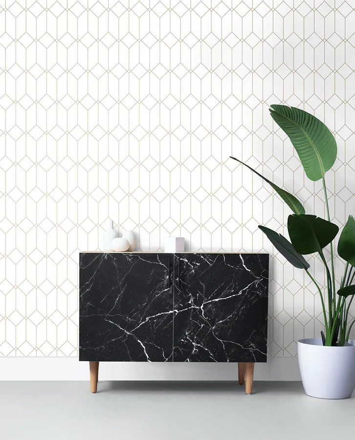 ESTA Home Trilliant - White Wallpaper | Buy Online ESTA Home Trilliant wallpaper, color White, SKU DD139223