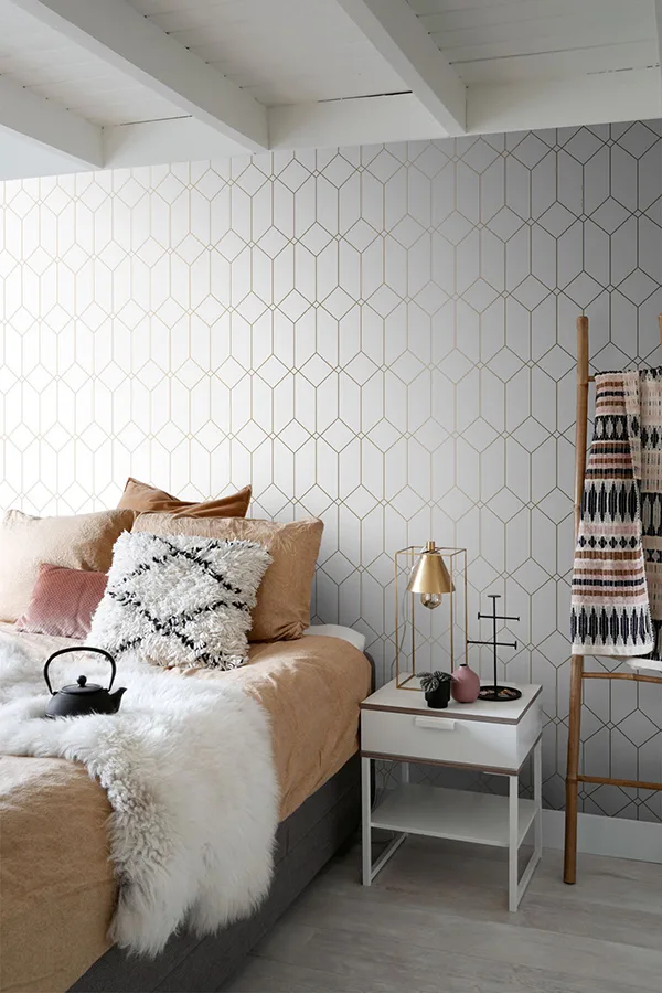 ESTA Home Trilliant - White Wallpaper | Buy Online ESTA Home Trilliant wallpaper, color White, SKU DD139223