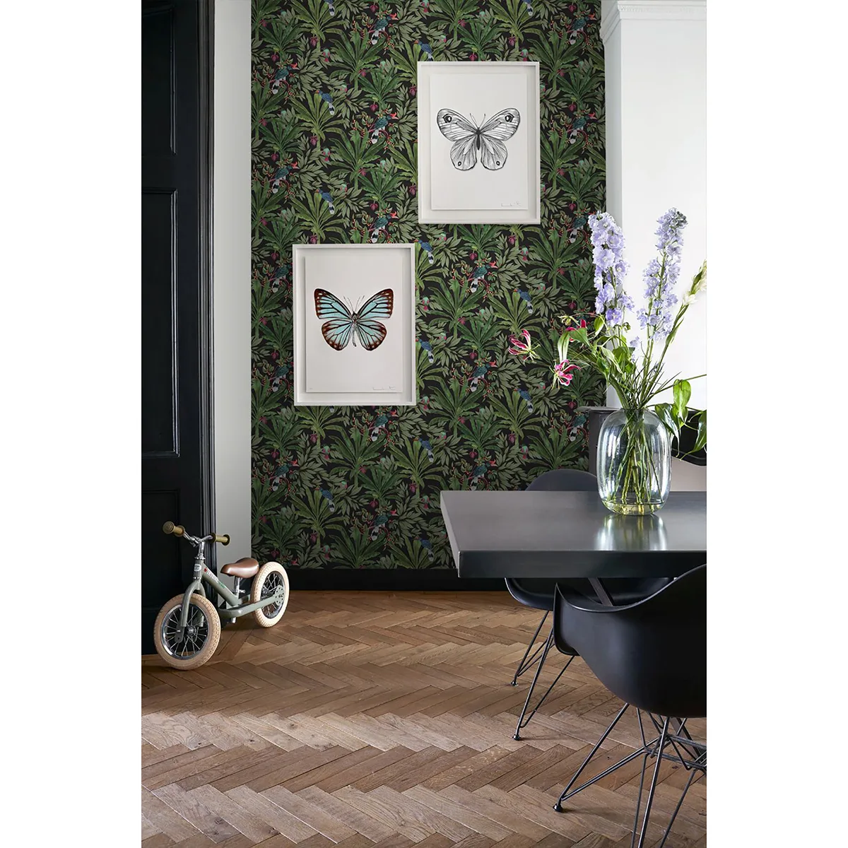 ESTA Home Carola - Black Wallpaper | Buy Online ESTA Home Carola wallpaper, color Black, SKU DD139190