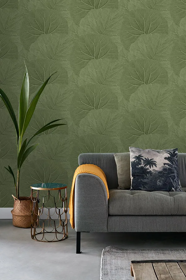 ESTA Home Xylem - Olive Wallpaper | Buy Online ESTA Home Xylem wallpaper, color Olive, SKU DD138995