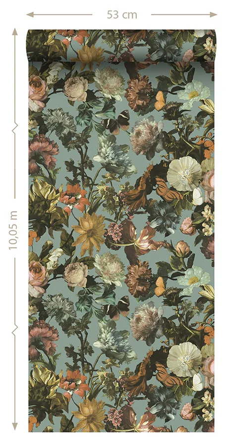 ESTA Home Zarinda - Light Blue Wallpaper | Buy Online ESTA Home Zarinda wallpaper, color Light Blue, SKU DD139292