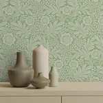 Fine Decor Camille - Sage Wallpaper | Buy Online Fine Decor Camille wallpaper, color Sage, SKU M1744