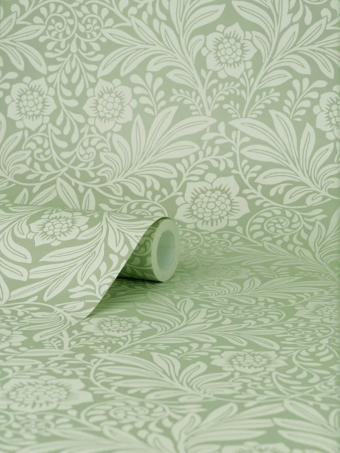 Fine Decor Camille - Sage Wallpaper | Buy Online Fine Decor Camille wallpaper, color Sage, SKU M1744
