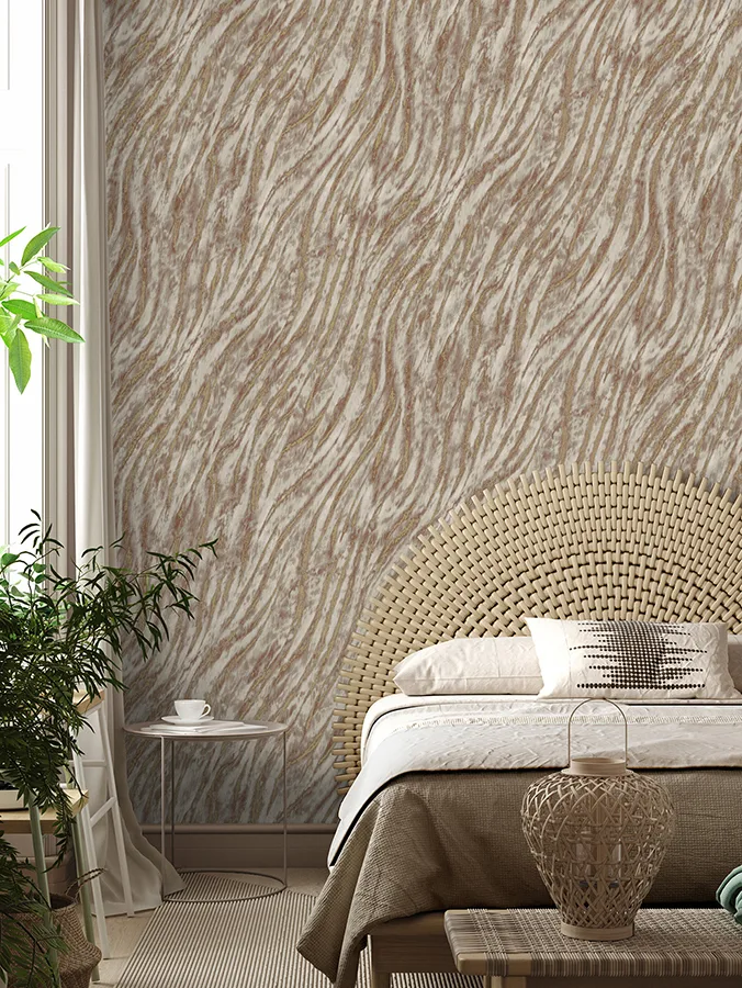 Fine Decor Arran - Rose Gold Wallpaper | Buy Online Fine Decor Arran wallpaper, color Rose Gold, SKU M1862