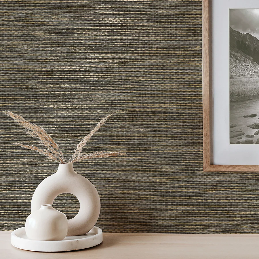 Fine Decor Fusion - Charcoal Wallpaper | Buy Online Fine Decor Fusion wallpaper, color Charcoal, SKU M1770