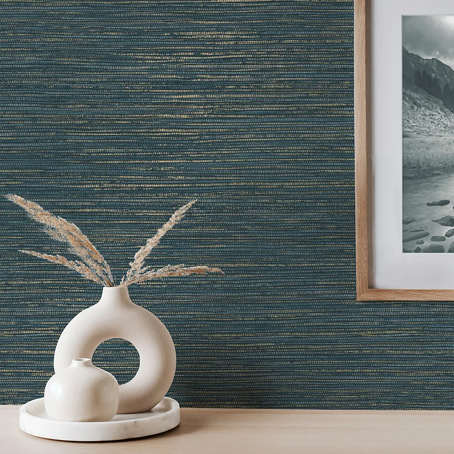 Fine Decor Fusion - Navy Wallpaper | Buy Online Fine Decor Fusion wallpaper, color Navy, SKU M1769