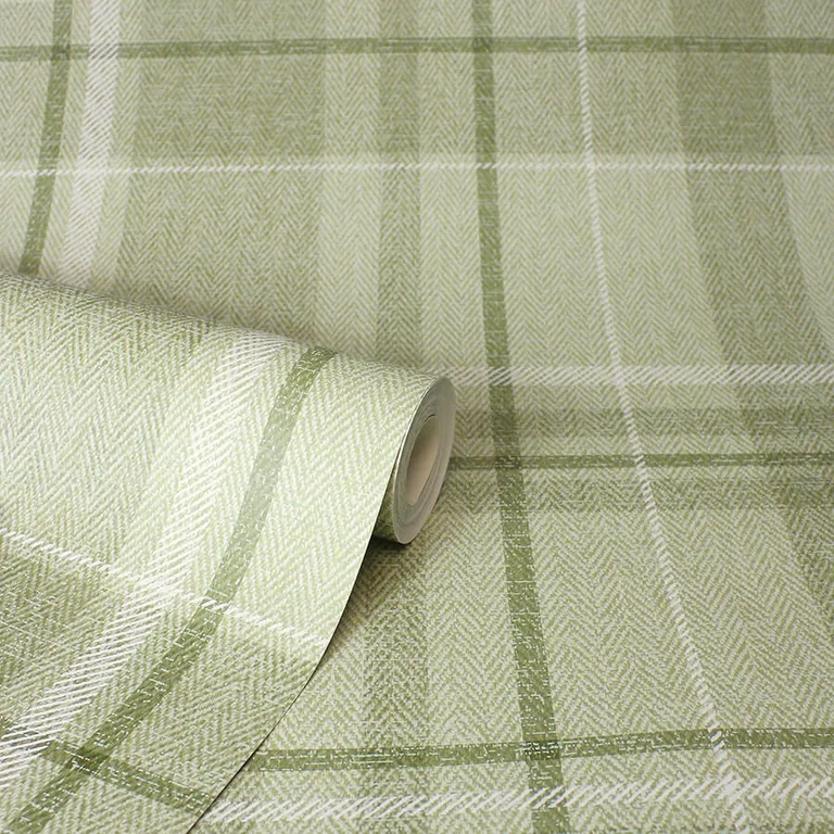 Fine Decor Harris wallpaper, color Green, SKU M1865
