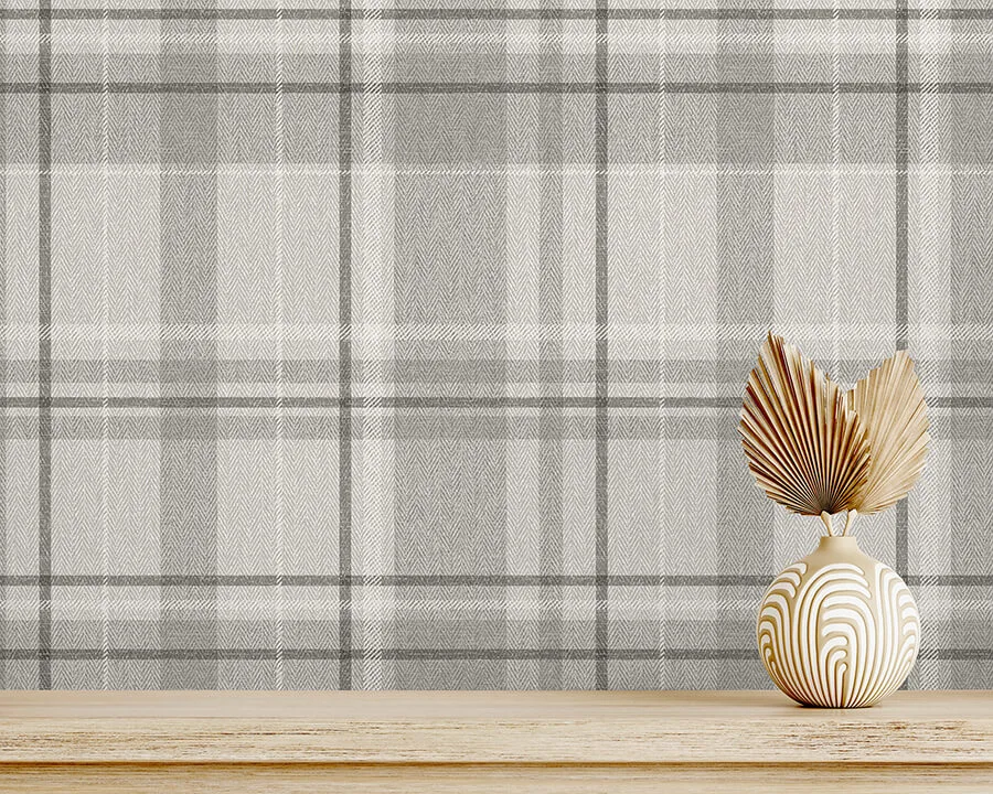 Fine Decor Harris - Grey Wallpaper | Buy Online Fine Decor Harris wallpaper, color Grey, SKU M1871