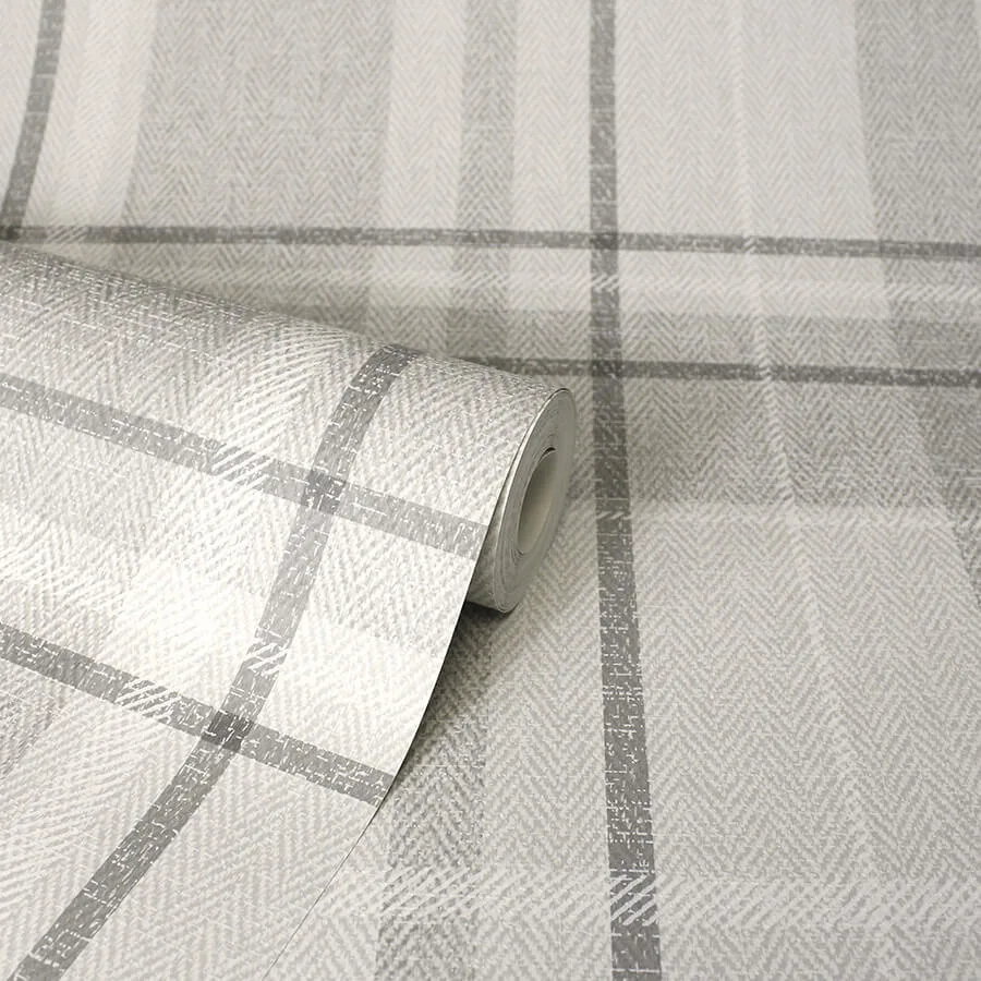 Fine Decor Harris - Grey Wallpaper | Buy Online Fine Decor Harris wallpaper, color Grey, SKU M1871