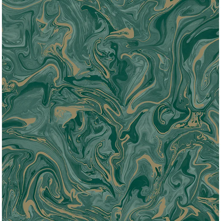 Fine Decor Suave wallpaper, color Dark Green, SKU FD43058