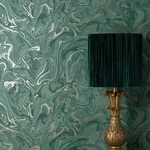 Fine Decor Suave - Dark Green Wallpaper | Buy Online Fine Decor Suave wallpaper, color Dark Green, SKU FD43058