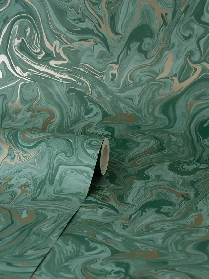 Fine Decor Suave - Dark Green Wallpaper | Buy Online Fine Decor Suave wallpaper, color Dark Green, SKU FD43058