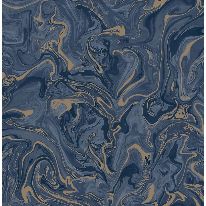 Fine Decor Suave wallpaper, color Navy, SKU FD43055