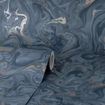 Fine Decor Suave - Navy Wallpaper | Buy Online Fine Decor Suave wallpaper, color Navy, SKU FD43055