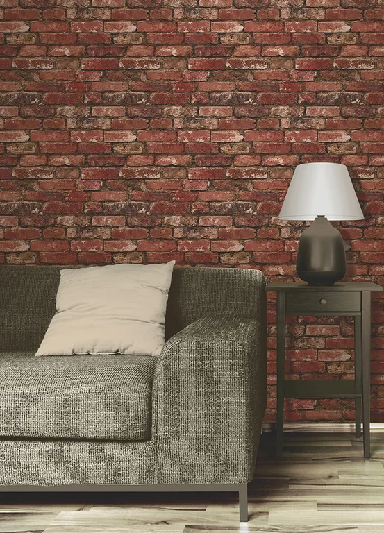 Fine Decor Davis wallpaper, color Red, SKU FD31285