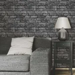 Fine Decor Davis - Charcoal Wallpaper | Buy Online Fine Decor Davis wallpaper, color Charcoal, SKU FD31284